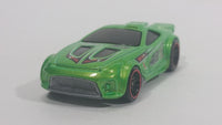 2011 Hot Wheels Video Game Heroes Scorcher Green Die Cast Toy Car Vehicle