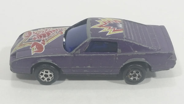 Rare Vintage Summer Marz Karz Chevrolet Camaro Scorpion Purple 8702F Die Cast Toy Car Vehicle