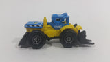 2016 Matchbox MBX Construction Dirt Smasher Blue/Yellow Die Cast Toy Construction Equipment Vehicle - Treasure Valley Antiques & Collectibles