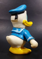 Vintage Walt Disney Productions Baby Donald Duck in Sailor Outfit Hard Rubber Coin Bank Collectible - Treasure Valley Antiques & Collectibles