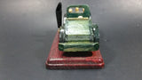 Vintage Wooden Dark Green Antique Car Pen Holder on Wood Base People's Republic of China - Treasure Valley Antiques & Collectibles