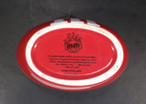 2009 Mars M & M Chocolates The Red One Ceramic Round Lidded Candy Dish Collectible