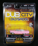 2006 Jada Dub City Old Skool '62 Cadillac Convertible Pink Die Cast Toy Classic Car Vehicle New In Package Sealed - Treasure Valley Antiques & Collectibles