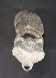 Wolf Sitting and Howling Light Weight Resin Animal Figurine 4 1/2" Tall - Treasure Valley Antiques & Collectibles
