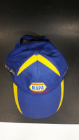 Collectible NAPA Racing Intrepid Fallen Heroes Blue and Yellow Velcro Baseball Cap - Treasure Valley Antiques & Collectibles