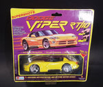 Lanard Supershots Dodge Viper RT/10 Yellow Pull Ripcord Action and Revving Motor Sound Plastic Toy Car Vehicle in Package Sealed - Treasure Valley Antiques & Collectibles