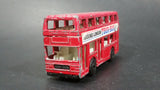 Vintage 1986-1991 Matchbox Leyland Titan Around London Tour Bus Double Decker Red Die Cast Toy Car Vehicle