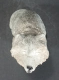 Wolf Sitting and Howling Light Weight Resin Animal Figurine 4 1/2" Tall - Treasure Valley Antiques & Collectibles