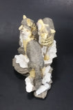 Wolf Pack of 3 Wolves on Snow Covered Rocks Decorative Resin Sculpture Figurine Made in China - Treasure Valley Antiques & Collectibles