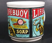 Rare Vintage Lifebuoy Lever Royal Disinfectant Soap Advertising Ceramic Coffee Mug Collectible Made in Ireland