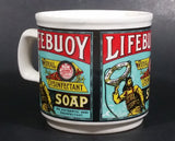 Rare Vintage Lifebuoy Lever Royal Disinfectant Soap Advertising Ceramic Coffee Mug Collectible Made in Ireland