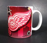 1996 Xpres Corp. NHL Detroit Red Wings Ice Hockey Team Red and White Ceramic Coffee Mug Sports Collectible - Treasure Valley Antiques & Collectibles