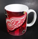 1996 Xpres Corp. NHL Detroit Red Wings Ice Hockey Team Red and White Ceramic Coffee Mug Sports Collectible - Treasure Valley Antiques & Collectibles