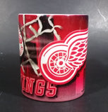 1996 Xpres Corp. NHL Detroit Red Wings Ice Hockey Team Red and White Ceramic Coffee Mug Sports Collectible - Treasure Valley Antiques & Collectibles