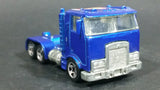 1997 Hot Wheels Race Team II Ramp Truck Semi Tractor Metalflake Blue Die Cast Toy Car Rig Vehicle - Treasure Valley Antiques & Collectibles