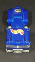 1997 Hot Wheels Race Team II Ramp Truck Semi Tractor Metalflake Blue Die Cast Toy Car Rig Vehicle - Treasure Valley Antiques & Collectibles