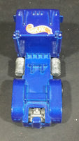 1997 Hot Wheels Race Team II Ramp Truck Semi Tractor Metalflake Blue Die Cast Toy Car Rig Vehicle - Treasure Valley Antiques & Collectibles