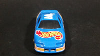 2000 Hot Wheels Racer Nascar #44 7/20 Blue Die Cast Toy Race Car Vehicle McDonald's Happy Meal - Treasure Valley Antiques & Collectibles