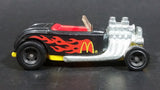 1994 Hot Wheels Roadster Flame Rider Black Die Cast Toy Hot Rod Car Vehicle McDonald's Happy Meal - Treasure Valley Antiques & Collectibles