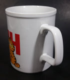 United Features Syndicate Jim Davis Garfield The Cat AHHHHHH White Ceramic Coffee Mug Cartoon Character Collectible