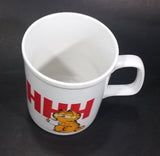 United Features Syndicate Jim Davis Garfield The Cat AHHHHHH White Ceramic Coffee Mug Cartoon Character Collectible