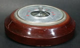 Vintage Cenco No. 76872 Round Wooden Cased Weather Barometer Made in West Germany - Treasure Valley Antiques & Collectibles