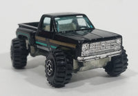 Rare Vintage Yatming 4x4 Chevy Pickup Truck Black No. 1091 Die Cast Toy Car Vehicle