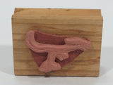 Vintage Looney Tunes Roadrunner Bird Wooden Rubber Stamp Cartoon Character Television Collectible