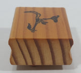 Vintage Looney Tunes Roadrunner Bird Wooden Rubber Stamp Cartoon Character Television Collectible