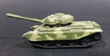 Unknown Brand Army Military Green Camouflage Tank Die Cast Toy Car Weaponry Vehicle with Rotating Turret - Treasure Valley Antiques & Collectibles