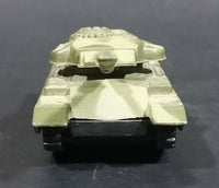 Unknown Brand Army Military Green Camouflage Tank Die Cast Toy Car Weaponry Vehicle with Rotating Turret - Treasure Valley Antiques & Collectibles