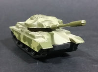 Unknown Brand Army Military Green Camouflage Tank Die Cast Toy Car Weaponry Vehicle with Rotating Turret - Treasure Valley Antiques & Collectibles