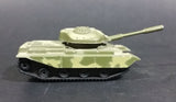 Unknown Brand Army Military Green Camouflage Tank Die Cast Toy Car Weaponry Vehicle with Rotating Turret - Treasure Valley Antiques & Collectibles