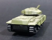 Unknown Brand Army Military Green Camouflage Tank Die Cast Toy Car Weaponry Vehicle with Rotating Turret - Treasure Valley Antiques & Collectibles