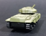 Unknown Brand Army Military Green Camouflage Tank Die Cast Toy Car Weaponry Vehicle with Rotating Turret - Treasure Valley Antiques & Collectibles