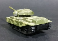 Unknown Brand Army Military Green Camouflage Tank Die Cast Toy Car Weaponry Vehicle with Rotating Turret - Treasure Valley Antiques & Collectibles