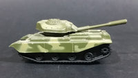 Unknown Brand Army Military Green Camouflage Tank Die Cast Toy Car Weaponry Vehicle with Rotating Turret - Treasure Valley Antiques & Collectibles