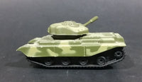 Unknown Brand Army Military Green Camouflage Tank Die Cast Toy Car Weaponry Vehicle with Rotating Turret - Treasure Valley Antiques & Collectibles