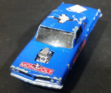 1996 Johnny Lightning Parker Brothers Real Estate Trading Game Monopoly Blue Die Cast Toy Car Vehicle - Treasure Valley Antiques & Collectibles