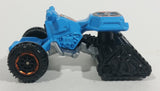 2015 Matchbox Lineup Moto Tracker Blue Die Cast Toy Car ATV Tracked Quad Vehicle - Treasure Valley Antiques & Collectibles