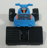 2015 Matchbox Lineup Moto Tracker Blue Die Cast Toy Car ATV Tracked Quad Vehicle - Treasure Valley Antiques & Collectibles