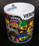 1998 Legoland California "Veronica" Lego Toy Themed Ceramic Coffee Mug Collectible - Treasure Valley Antiques & Collectibles