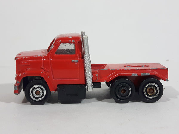 Vintage Majorette Magirus Red Semi Tractor Truck 1:100 Scale Die Cast Toy Car Trucking Rig Vehicle - Treasure Valley Antiques & Collectibles