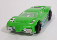 2013 Hot Wheels Vertical Velocity 5 Reverb Bright Green Die Cast Plastic Toy Car Vehicle - Treasure Valley Antiques & Collectibles