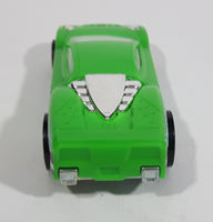 2013 Hot Wheels Vertical Velocity 5 Reverb Bright Green Die Cast Plastic Toy Car Vehicle - Treasure Valley Antiques & Collectibles