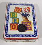 1989 Mr. Christie Oreo Cookies 40th Anniversary Limited Edition Jack In The Box Metal Tin Snacks Collectible - Treasure Valley Antiques & Collectibles