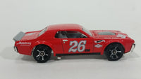 2014 Hot Wheels Race Track Aces Mercury Cougar Red Die Cast Toy Muscle Car Vehicle - Treasure Valley Antiques & Collectibles