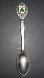 Vintage Irish Shamrock Enamel Emblem Spoon - Treasure Valley Antiques & Collectibles