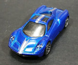 2014 Hot Wheels Showroom All Stars Pagani Huayra Blue Die Cast Toy Car Vehicle - Treasure Valley Antiques & Collectibles