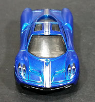 2014 Hot Wheels Showroom All Stars Pagani Huayra Blue Die Cast Toy Car Vehicle - Treasure Valley Antiques & Collectibles